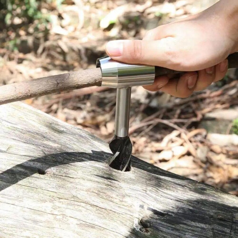 Multifunction Survival Settlers Tool Bushcraft Hand Auger Wrench Scotch Eye1Pack - Picture 5 of 8